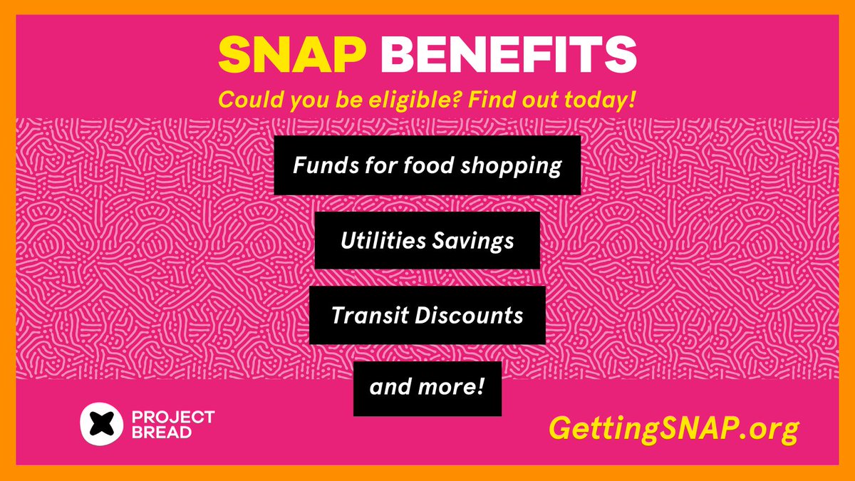 projectbread's tweet photo. 5/5: SNAP is our country’s most effective & efficient response to hunger– #SNAPworks to reduce food insecurity, improve overall health, & lift people out of poverty. Join us for our #SNAPAwarenessWeek to help connect families to this vital resource: https://t.co/QM048nawpN https://t.co/v4B7rxZTTK