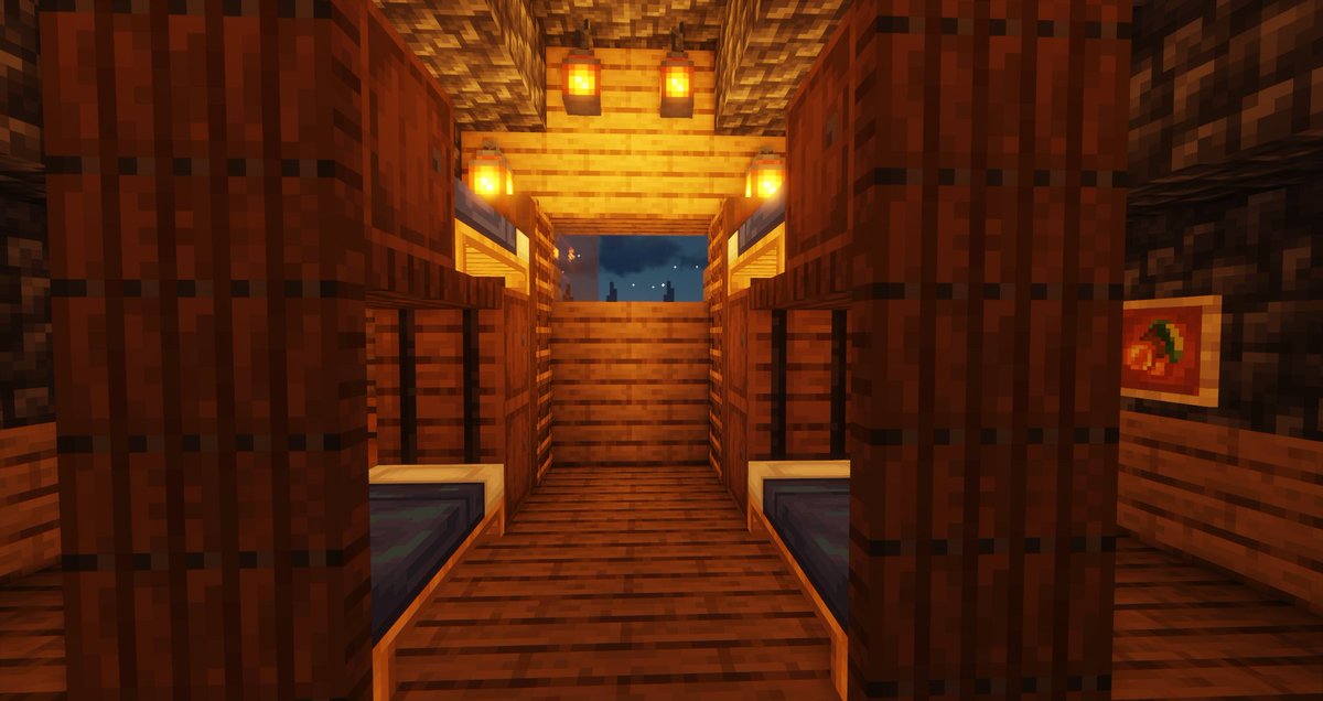 HalfGodSMP's tweet photo. The Poseidon Cabin is flooded with pets and has the best view of our gorgeous lake. #HalfGodSMP https://t.co/QyGf2sqSFK