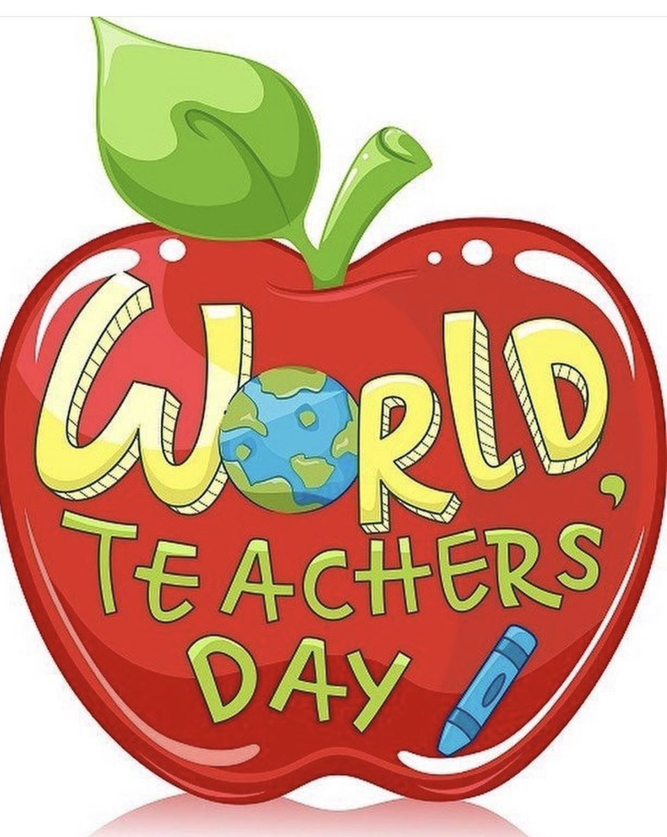 Happy world teacher day to all my teacher friends!!!!