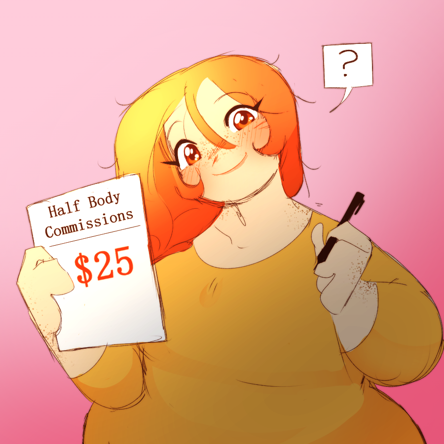 darling_rini's tweet image. So I decided to open the half body/bust comms for $25 each!! DM me if interested and we can talk c: !! They'd look like the doodles below, thank you for consideration uwu 💕
