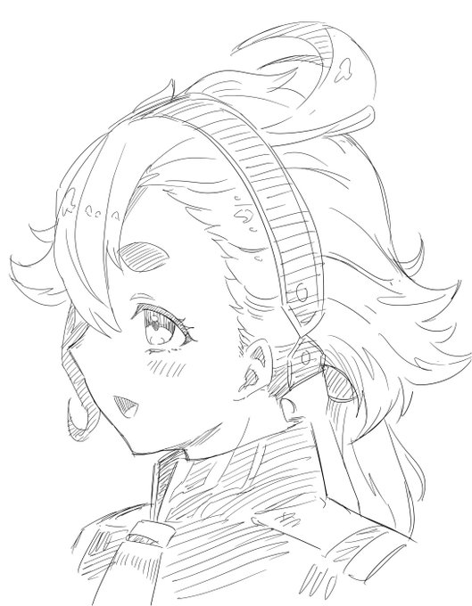 顔を可愛く描けるようになりたいから練習するぞ! 90 