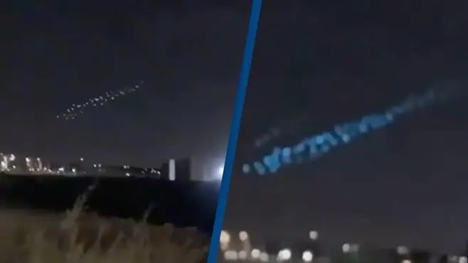 NottsLaughs's tweet photo. 🔔 | People think they've spotted the beginning of 'Project Blue Beam' after army of UFOs seen

More below: https://t.co/K4lWyA0tZw #NottsLaughs