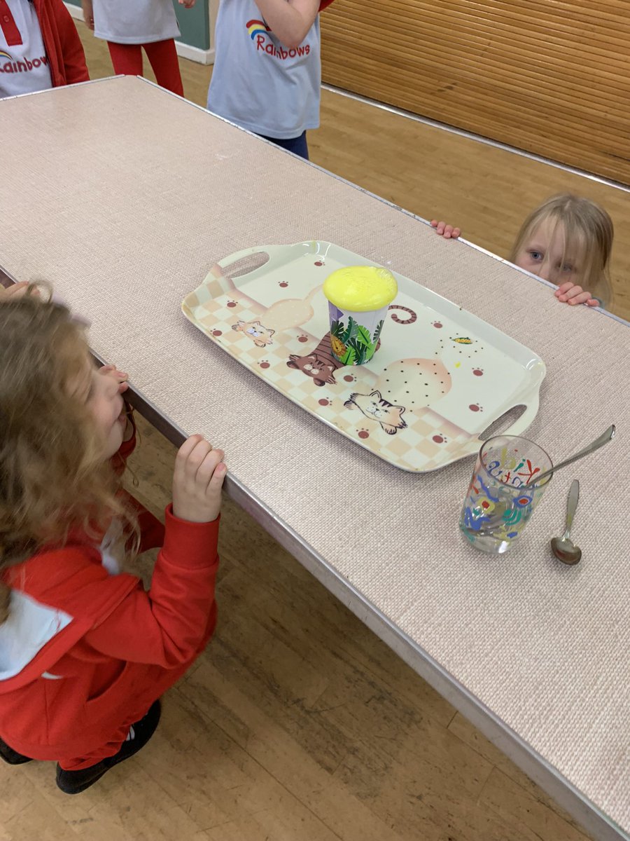 1stDunston's tweet photo. Last few weeks we’ve been exploring food waste and doing some experiments with things from the kitchen! Very exciting and the Rainbows think that scientists must have a lot of fun! 🌈 👩‍🔬 @girlguiding @Girlguiding_DN https://t.co/Ghp2wC3YDo
