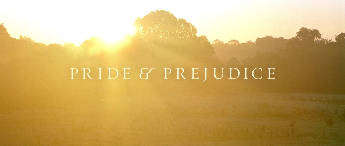 pride and prejudice title cards throughout the years