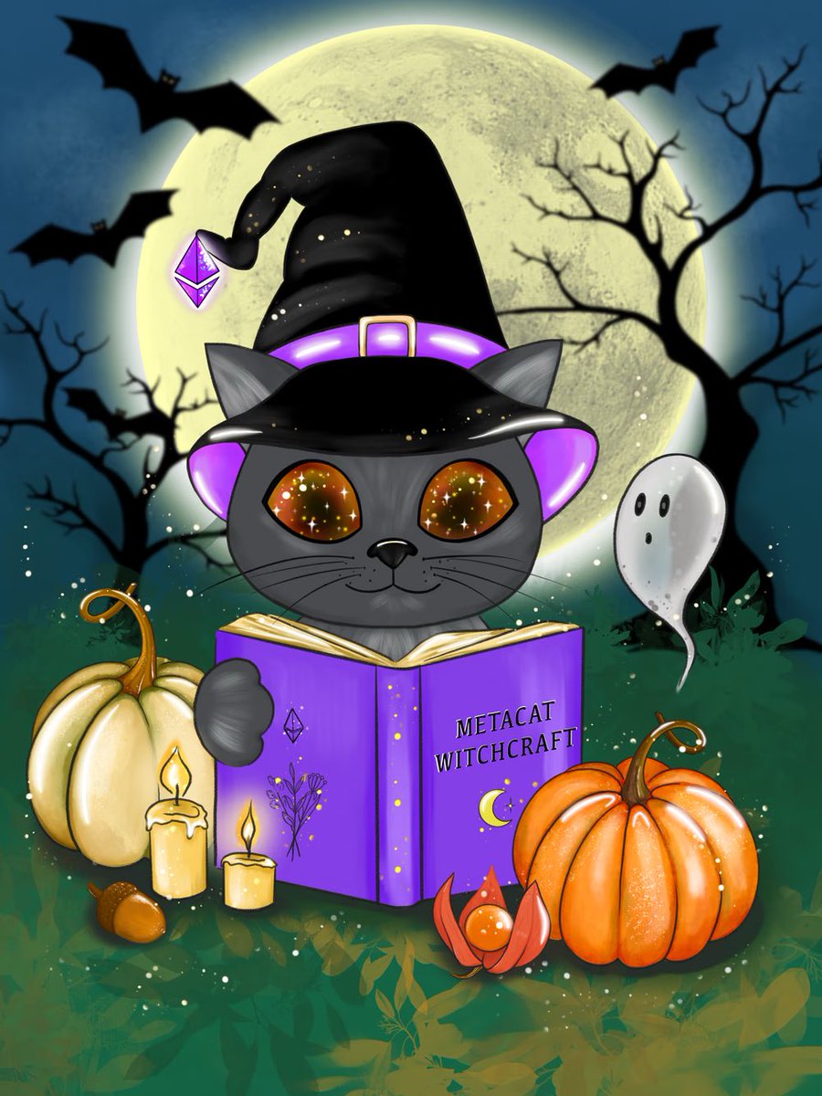 NastyaMooon's tweet photo. @CryptoGhostKing @ufonft2 🔮Metacat wizard
He knows how to prepare the most difficult potion against any wickedness. Moreover, his cosmic eyes have the ability to bewitch the enemy, which is definitely indispensable for anyone who wants to survive in this sinister forest

0.02 ETH

@NftPea @Solomea_NFT https://t.co/XWYr85wUxj