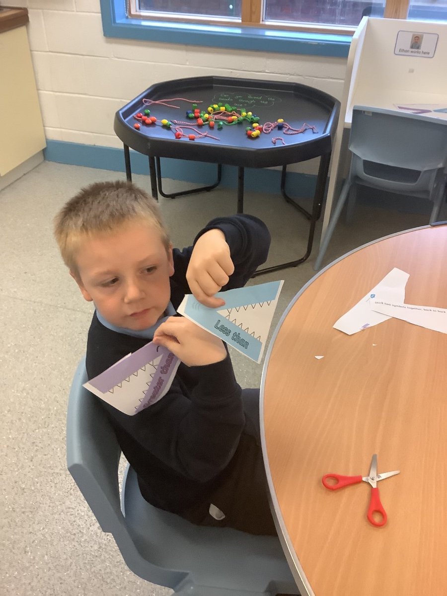 ALS_KS2's tweet photo. France class comparing numbers. We rolled the dice and then added the correct symbol to show whether or not a number was greater than, less than or equal to. ➕➖➗✖️🟰 #BASICNUMBER #FUNMATHSGANES #CPASTRATEGIES https://t.co/mSdyodUoTW