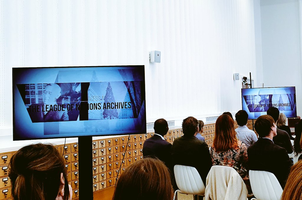United Nations Geneva (@ungeneva) on Twitter photo And it's a wrap!
5 years
250 terabytes of data
250,000 pieces of metadata
14,200,000 pages digitized
LONTAD, or "Total Digital Access to the League of Nations Archives", is coming to a close. An impressive work by <a href="/UNOGLibrary/">UN Library&Archives Geneva</a> and partners! 👏🏽
➡️ archives.ungeneva.org And it's a wrap!
5 years
250 terabytes of data
250,000 pieces of metadata
14,200,000 pages digitized
LONTAD, or "Total Digital Access to the League of Nations Archives", is coming to a close. An impressive work by <a href="/UNOGLibrary/">UN Library&Archives Geneva</a> and partners! 👏🏽
➡️ archives.ungeneva.org