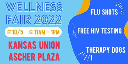 Beak_Healthy's tweet image. Jayhawks - Make time today for the student wellness fair happening 11-1 @KUunion. While most of the action happens outside, our nursing team will be inside giving flu shots and COVID-19 boosters! #KUresources #KansasFightsFlu