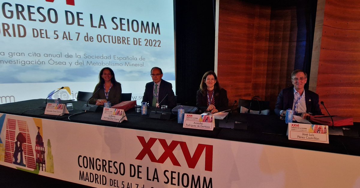 ¡En marcha el #XXVICongresoSEIOMM!

Bienvenidos a #Madrid

Abrimos con nuestro clásico resumen de "Lo mejor del año en #investigación" básica y clínica, a cargo de Mercedes Giner García y Guillermo Martínez-Guerra.

Todo el programa aquí :

seiomm.org/seiomm-celebra…