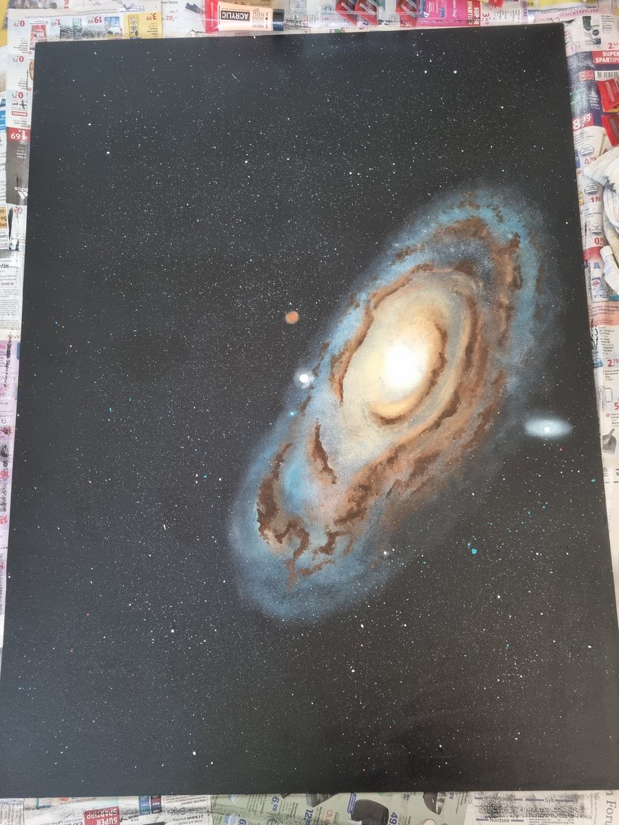 denisedevise201's tweet photo. #WorkinProgress #andromedanebel #andromedagalaxie #galaxy #stars #acryl #acrylbild #acrylfarben #acrylmalerei #leinwand #leinwandbilder #acrylic #acrylicpainting #kunst #art #artoftheday #artofinstagram https://t.co/KrpGSRF0ds