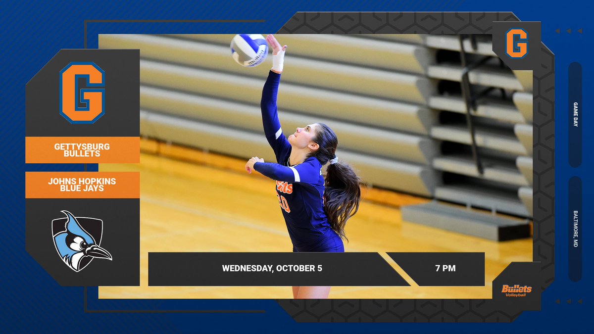 gburgbullets's tweet photo. Volleyball will meet Johns Hopkins today for a 7 PM matchup in Baltimore! Let's go ladies! πΆπ·#GoBullets #BulletsVB https://t.co/k0AvjPJYmt
