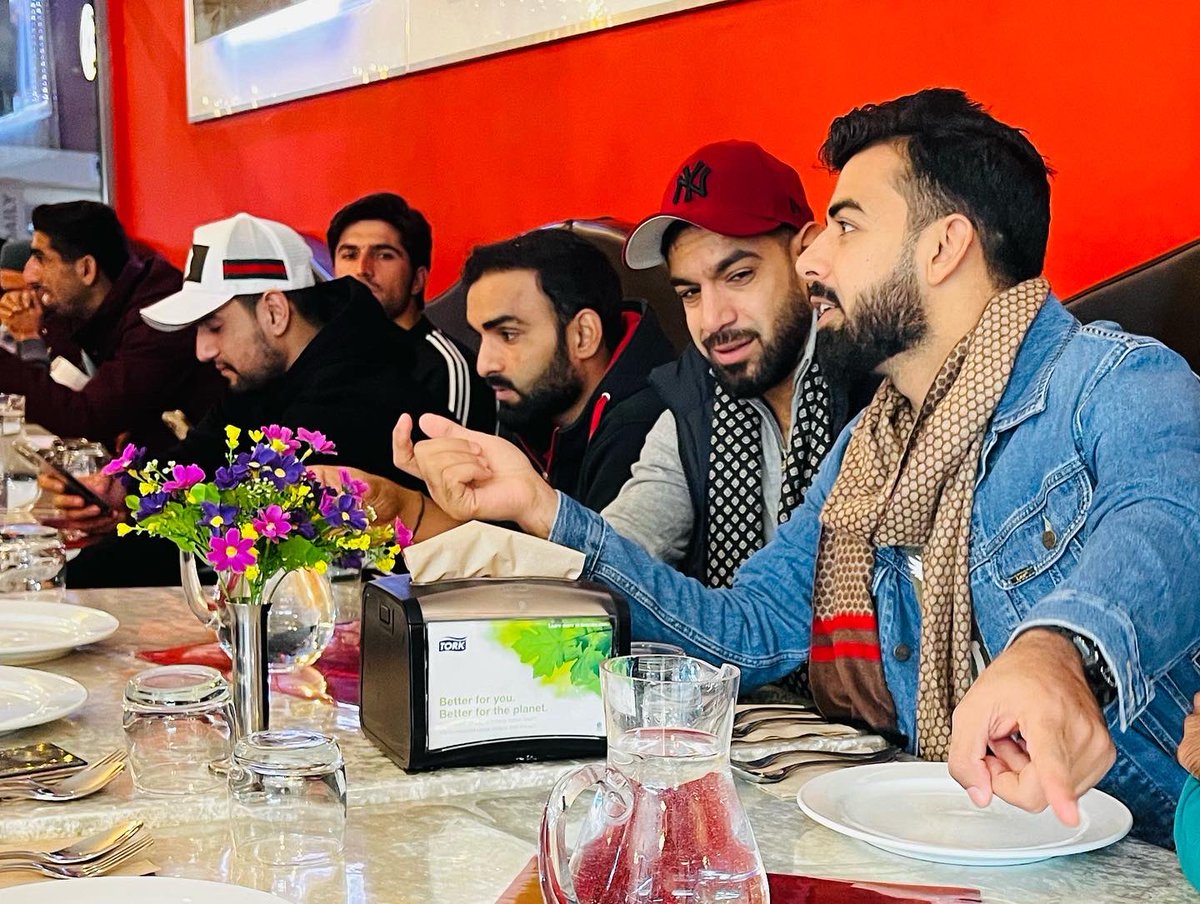 TheRealPCB's tweet photo. 📸 Team dinner at Christchurch 🍲

#NZTriSeries #BackTheBoysInGreen https://t.co/zRS6eB91JM
