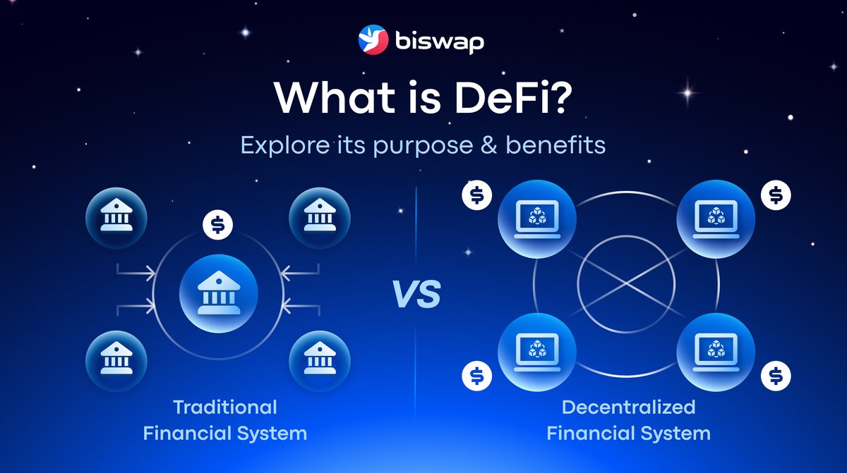 Biswap_Dex's tweet photo. 🌐Decentralized Finance System🌐
Evolution or Revolution of Finance

Robi is happy to present a new lesson about DeFi:
https://t.co/10ju41pSQF

⭐️Key characteristics
⭐️Main advantages &amp; operation principle
⭐️Traditional &amp; Decentralized Finance system comparison
 #BiswapEduHub https://t.co/aSZqCC8at6