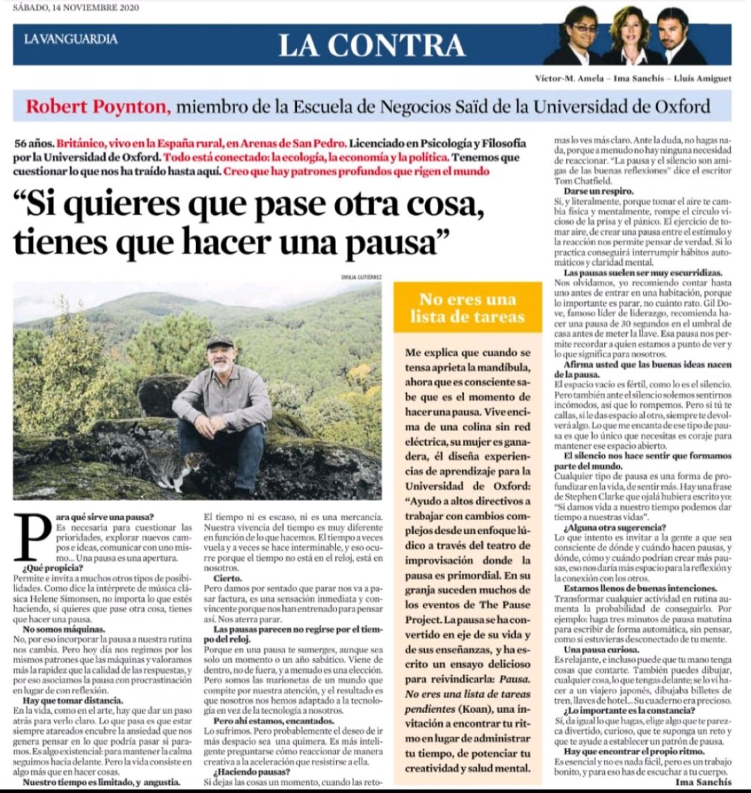 Reivindicar que la vida es más que una lista de tareas. Reivindicar la pausa

#desarrollopersonal #LibrosRecomendados