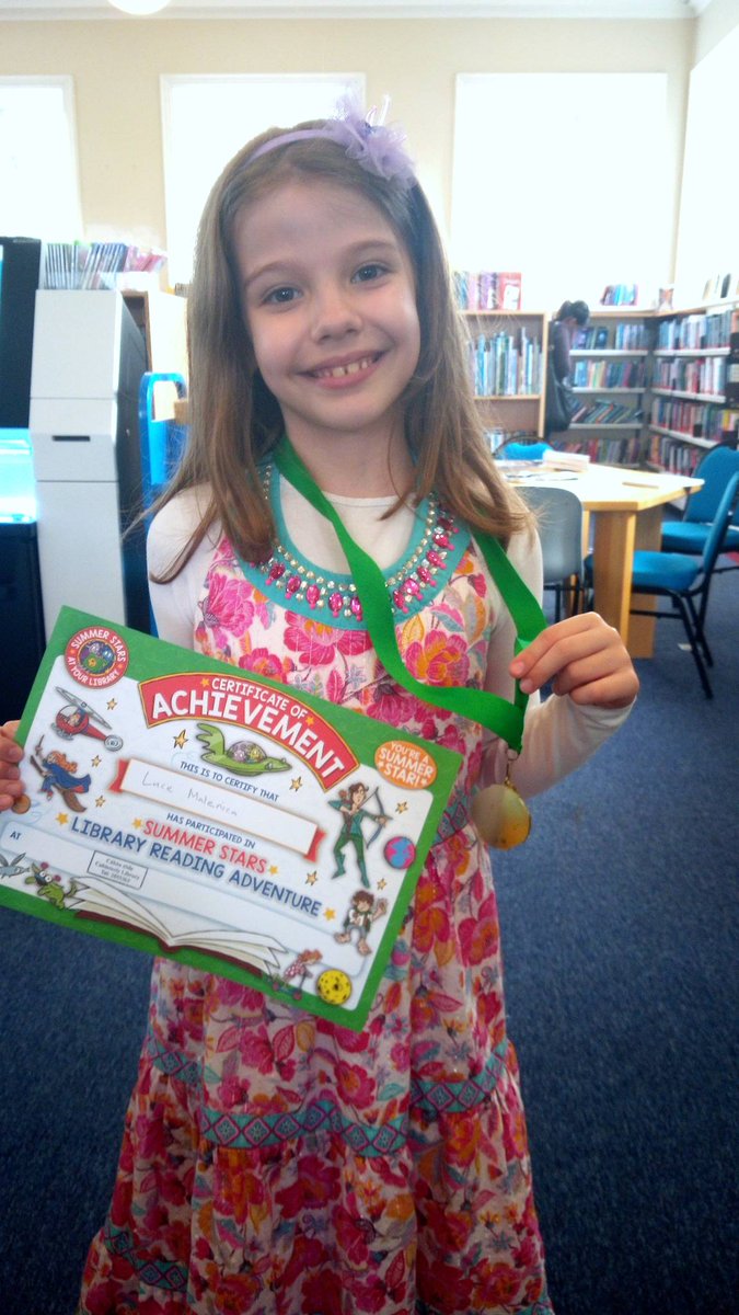 DLR_Libraries's tweet image. Congratulations to Summer Stars Winner Luce Malenica at #CabinteelyLibrary.

#CabinteelyLife #LoveLibraries #RightToRead #SummerStars #dlrLibraries