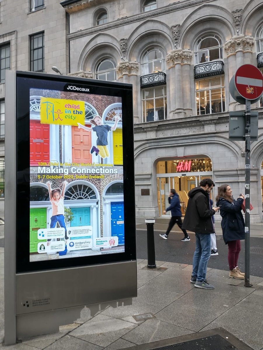 Connections with 275 collegues from 27 countries is inspiring and helpfull to exchange knowledge to creatie #childfriendlycities #childinthecitydublin2022