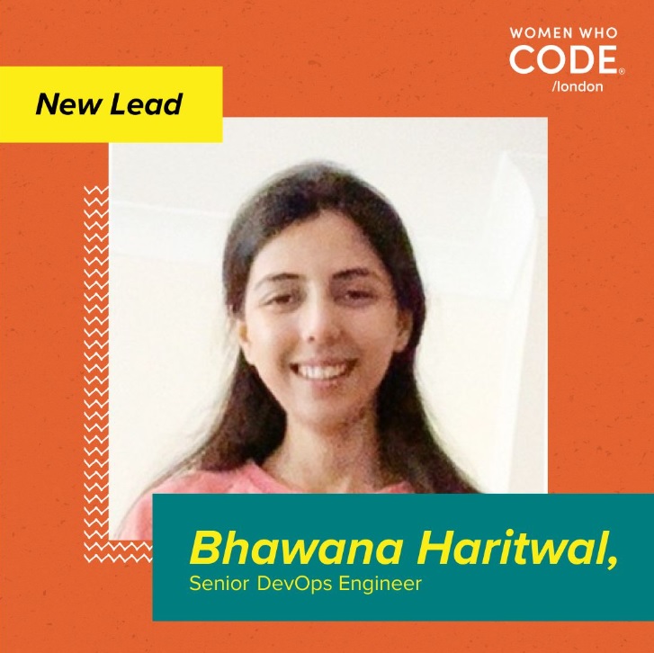 WWCodeLondon's tweet photo. Congratulations to Bhawana Haritwal for becoming a Leader of the Women Who Code London chapter!
She will be leading the DevOps interest group at Women Who Code London.
Please, join our slack to follow up:
https://t.co/ts7j9jTm3I
#womenwhocode #womenwhocodelondon #womendevops https://t.co/QEHLowVGbA