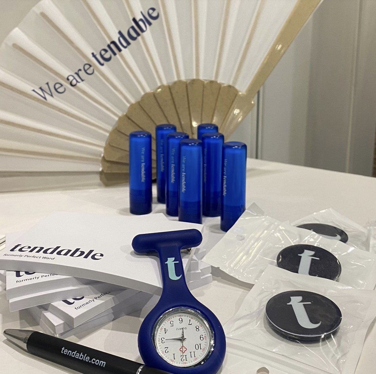 WeAreTendable's tweet photo. Update from team Tendable:
We are working through all your requests for our Tendable fob watches - please bear with us during this period as we aim to ensure everyone receives one💙
#Tendable #Health #TimeToCare https://t.co/rYtX4LUEoP