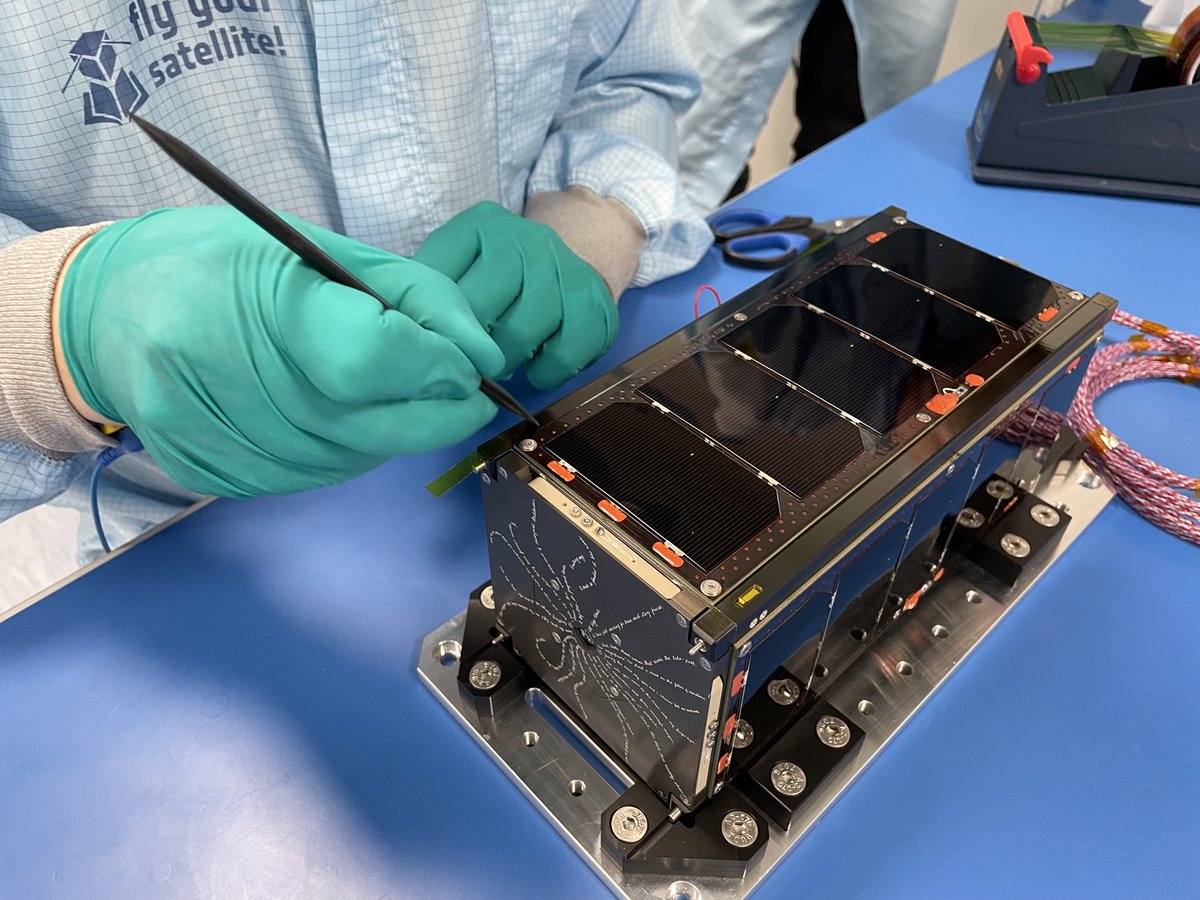 BBCNewsNI's tweet photo. Take a look at Ireland's first satellite, designed and built at University College Dublin. It's expected to be launched in the new year.
Read more: https://t.co/kCQp5bZPTD @ucddublin https://t.co/A3JWN0stSS