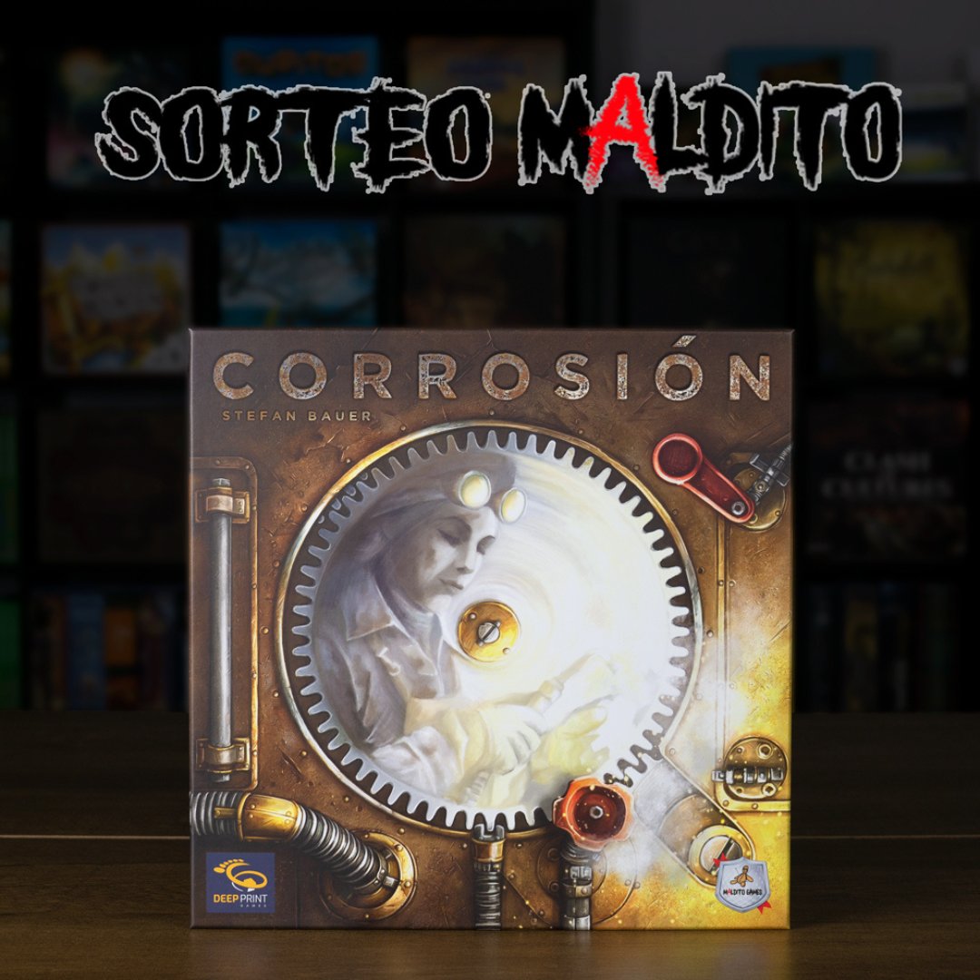 🔴SORTEO🔴

Con motivo del lanzamiento de Corrosión os proponemos un nuevo #sorteomaldito !!🎉🎉
Para participar debéis:
🔺Sigue la cuenta <a href="/MalditoGamesES/">Maldito Games</a> 
🔺Retwittear
🔺Menciona 3 personas con las que jugarías
El ganador/a se anunciará el 11/10/22 ¡Mucha suerte!