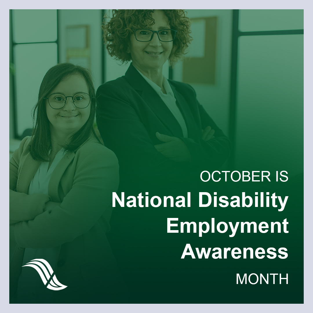 NASWAORG's tweet photo. October is National Disability Employment Awareness Month! State Workforce Agencies can help businesses fill job openings with qualified individuals with disabilities. 
 
#NDEAM https://t.co/gZr7pFvylm