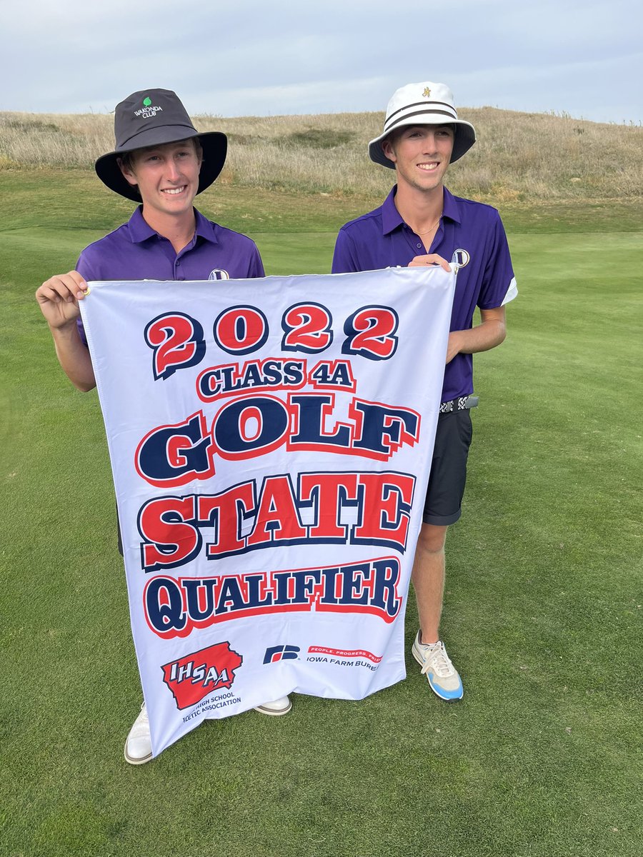 Extremely proud of these two seniors, <a href="/JacksonOverton8/">Jackson Overton</a>  &amp; Preston Bily, for leading their team to state by each shooting -7 <a href="/BentTreeGC/">Bent Tree Golf Club</a>. They’ve worked extremely hard the past 4 years and can now celebrate at state with their teammates. <a href="/iowapga/">Iowa PGA Section</a> <a href="/IowaGolfAssn/">Iowa Golf Assn</a> <a href="/IHSboysgolf/">Indianola Boys Golf</a>