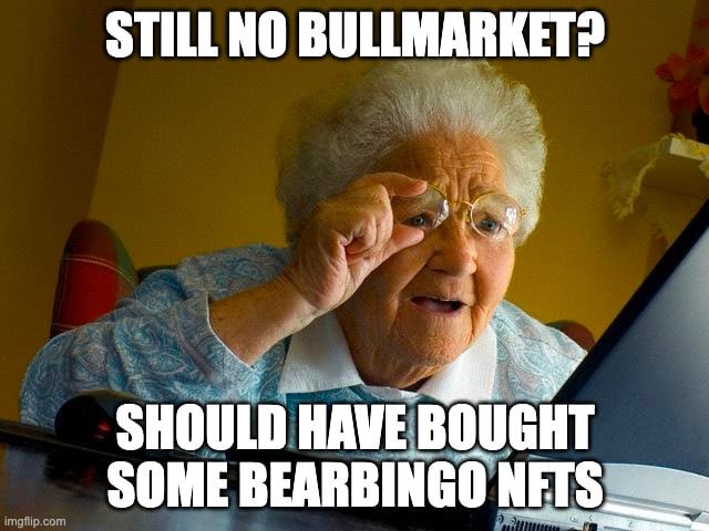 #BearBingo #nfts #nft #nftart #nftcommunity #nftcollector #nftartist #crypto #digitalart #cryptoart #art #ethereum #opensea #nftcollectors #blockchain #nftdrop #cryptocurrency #nftcollectibles #bitcoin #openseanft #nftcollection #cryptoartist #nftartists #eth #nftartgallery