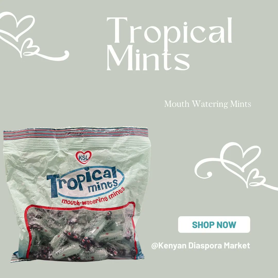 KDM_Market's tweet photo. Get the Kenyan Taste! Kenyan Sweets are available in our shop with worldwide shipping. Don't Miss Out!

https://t.co/ZK0gds4izG

#kenyandiasporamarket #tropicalmint https://t.co/BLS0XWzHmu