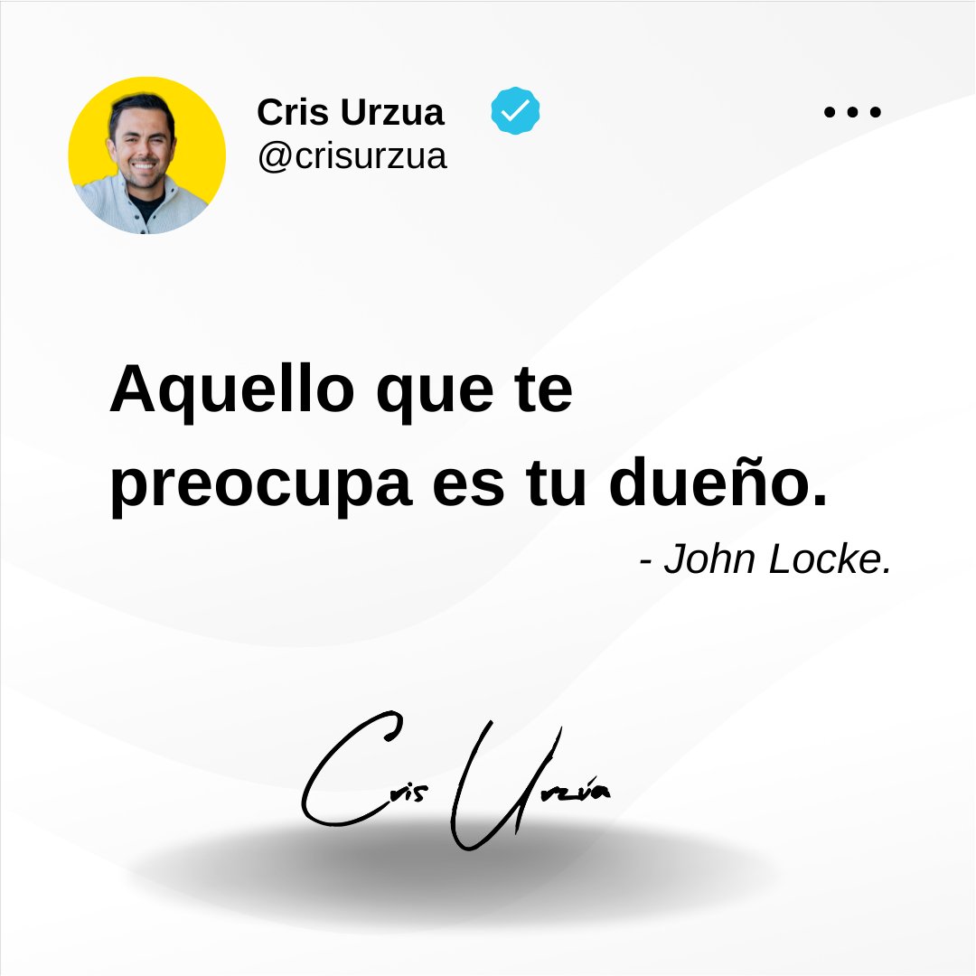 crisurzua's tweet photo. Como dice el cliché: Ocúpate en vez de preocuparte.
#EmprendedorFullStack
#masacademy
#crisurzua https://t.co/bUALsoObcW