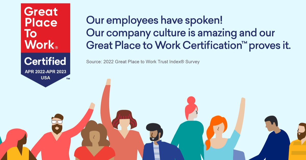 It’s official! @JuniperNetworks is a Great Place to Work-Certified™ company! Learn more about our recognition and why employees love working here. #GPTWCertified #JuniperLife  juni.pr/3SHorBu