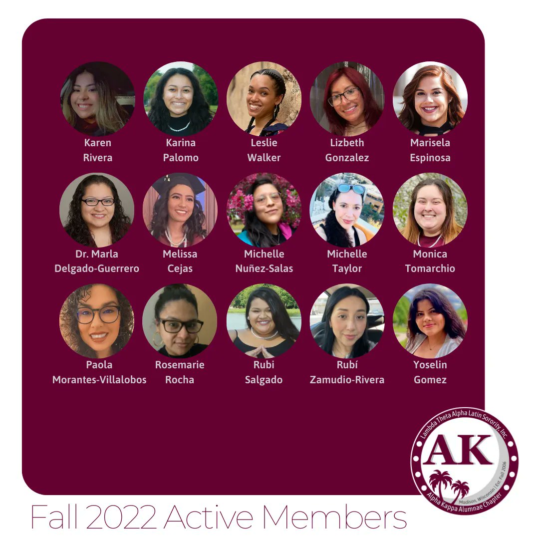 LTA_AlphaKappa's tweet image. Check out out Fall 2022 Active Members! This semester we have 33 active members across eight chapters, including Alpha Kappa: @lta_betasigma @lta_betapsi @LTA_BetaOmega @LTA_GammaMu @lta_zetatau @LTA_ZetaUpsilon and @lta_alphapsi. Thank you for your commitment to AK!