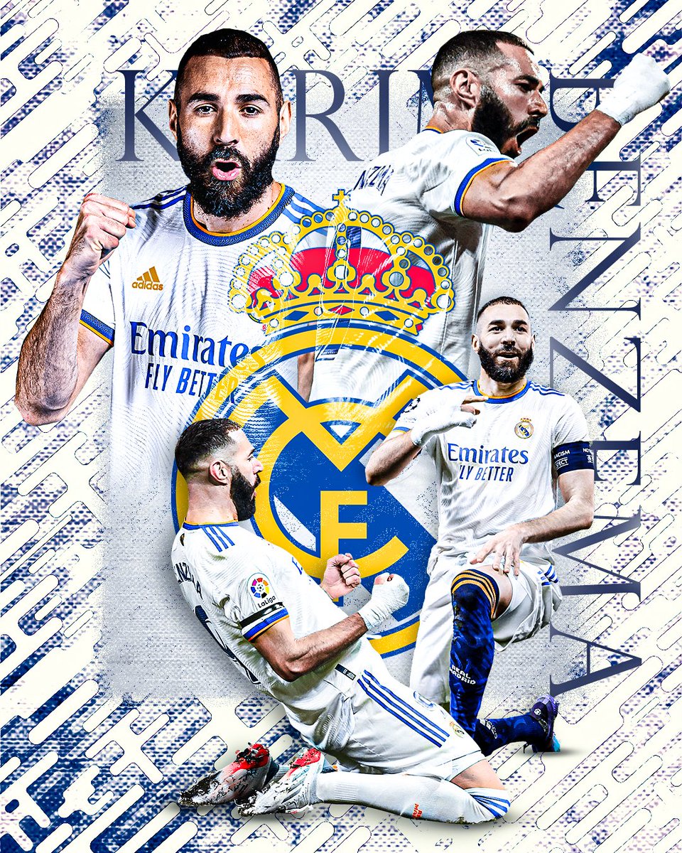 Poster design for @Benzema 

Support is highly appreciated.❤️♻️
Rt'leyerek beğenerek ve takip ederek destek olabilirsiniz.
Full project: be.net/gallery/152659…

#Benzema #RealMadrid  #footballart #footballportraits  #Madridistas #UCL