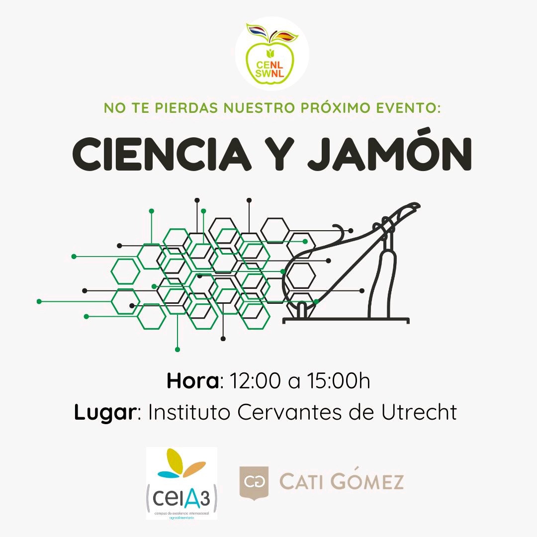CENL | Científicos Españoles en Países Bajos (@cenl_swnl) on Twitter photo No paramos 💪
¡El próximo 15 de octubre tenemos otro eventazo! Esta vez, mezclamos dos cosas que nos encantan: ciencia y gastronomía española.
<a href="/catigomez_nl/">Cati Gómez ❁𝗧𝗵𝗲 𝗟𝗮𝗱𝘆 𝗼𝗳 𝐭𝐡𝐞 𝗛𝗮𝗺❁</a> nos desvelará los secretos del jamón en el <a href="/ICUtrecht/">Instituto Cervantes Utrecht</a>
¡Veníos! 👇 docs.google.com/forms/d/e/1FAI… No paramos 💪
¡El próximo 15 de octubre tenemos otro eventazo! Esta vez, mezclamos dos cosas que nos encantan: ciencia y gastronomía española.
<a href="/catigomez_nl/">Cati Gómez ❁𝗧𝗵𝗲 𝗟𝗮𝗱𝘆 𝗼𝗳 𝐭𝐡𝐞 𝗛𝗮𝗺❁</a> nos desvelará los secretos del jamón en el <a href="/ICUtrecht/">Instituto Cervantes Utrecht</a>
¡Veníos! 👇 docs.google.com/forms/d/e/1FAI…