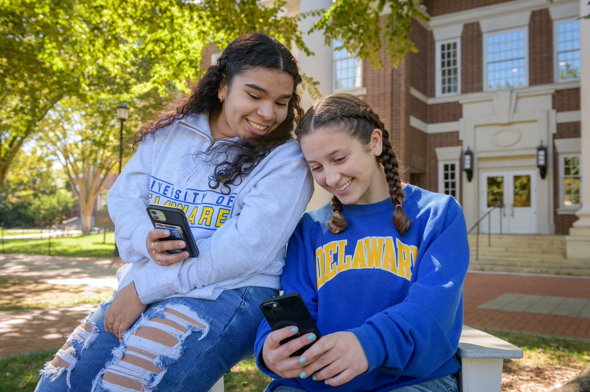 UDelaware's tweet photo. Are you using the UD Connect app yet? 👀 Download it for free from the Apple App or Google Play store and get access to all things UD in one place.📲💙💛 https://t.co/GcMRZrCDEu