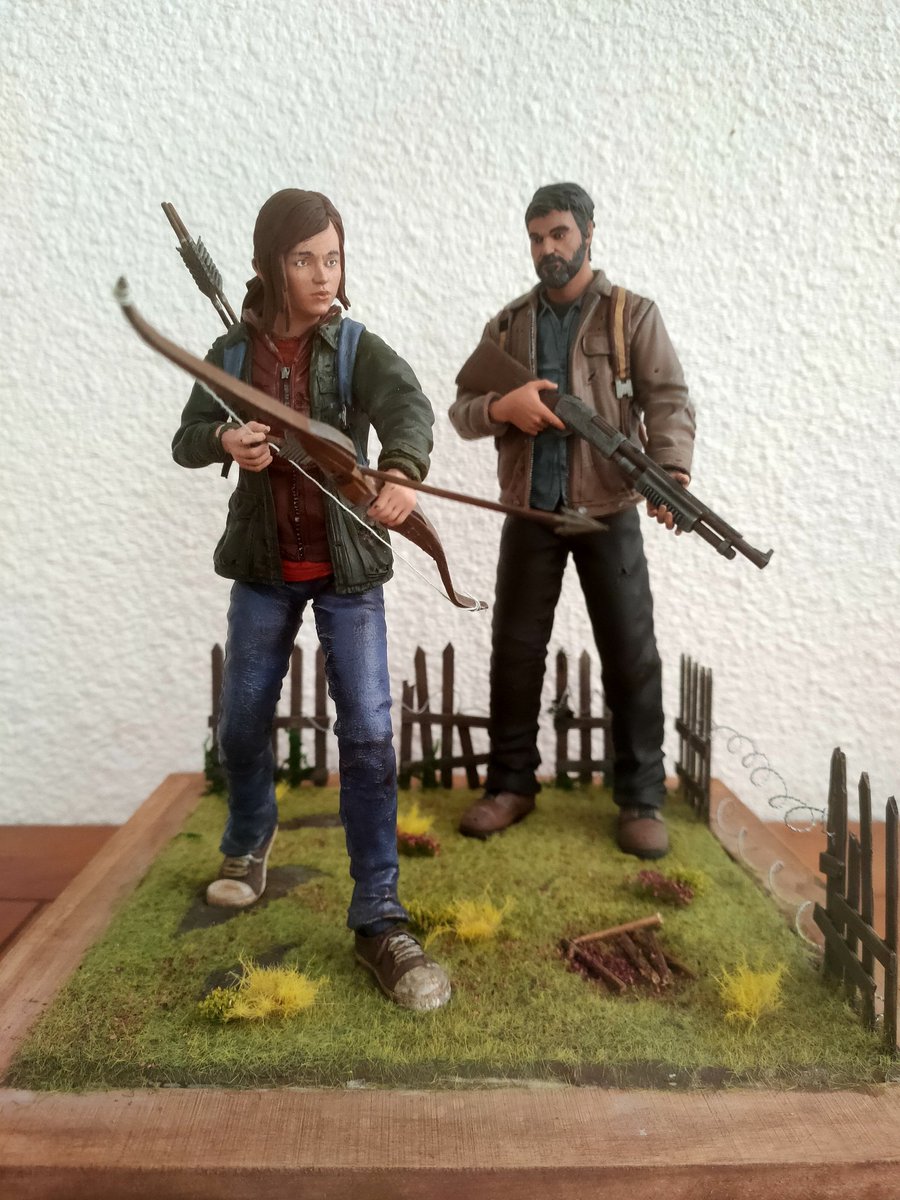 LeStudio2A's tweet photo. Pas encore tout à fait fini ! Mais on avance bien sûr le #diorama de #TLOU https://t.co/0cdRm1Fj0c