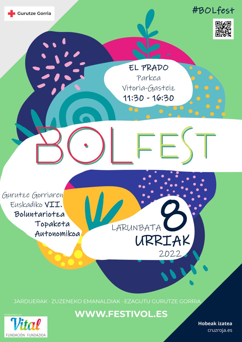CruzRojaGip's tweet photo. Aurten asko dugu ospatzeko! Eta #BolFest prestatu dugu.

#GurutzeGorria-k osatzen dugun pertsona guztien topaketarako eguna: boluntarioen eguna.

🗓️ Urriak 8, larunbata
📍 Parque El Prado Gasteiz
💻 https://t.co/YNWct9AGJK https://t.co/spK62VRS2I