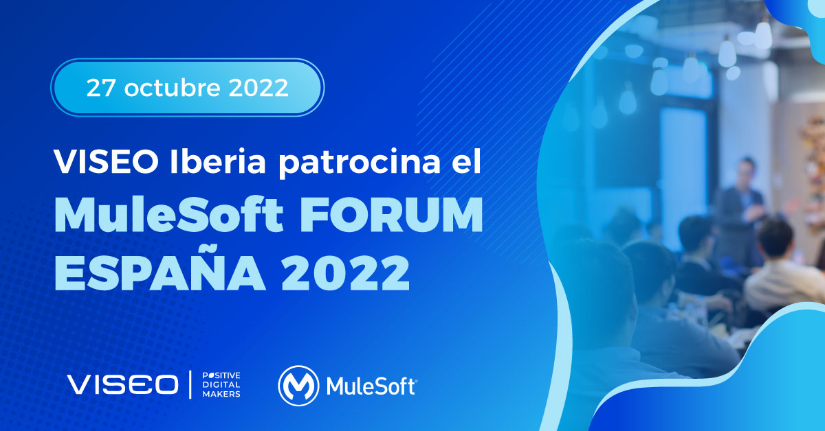 VISEOIberia's tweet photo. ¡Patrocinamos el MuleSoft FORUM España 2022!

Este año estaremos como patrocinadores GOLD en el evento de #integración más importante de #MuleSoft a nivel local. Una oportunidad única de compartir experiencias y conocer las últimas novedades de nuestro #partner #Salesforce https://t.co/nlP4r97gHc