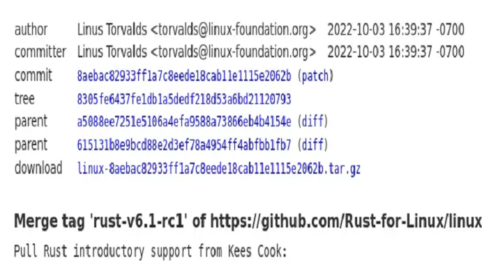 capensis_sas's tweet photo. Le code initial de l'infrastructure Rust a été fusionné dans l'arbre Git principal de Linux 6.1 🐧
#rust #linux #linux6
En savoir plus : @Developpez - Bill Fassinou 👇
https://t.co/45stT9H1F5 https://t.co/W79PYaeug4