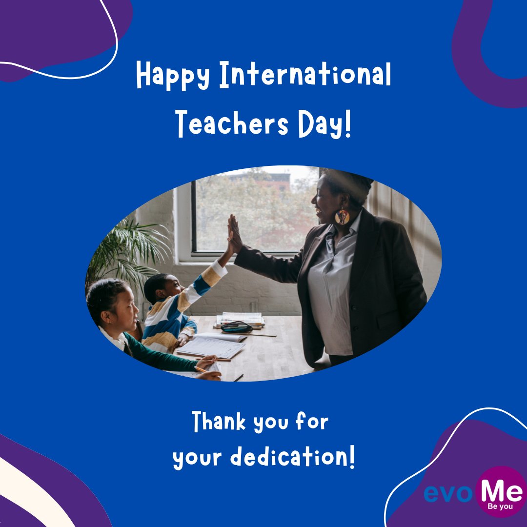 EvoMeGroup's tweet photo. A teacher plants the seeds of knowledge that last a lifetime! #EvoMe wishes every teacher a happy teachers day!"

#EvoMe #teachersday #education #learning https://t.co/G35f7RDzoe