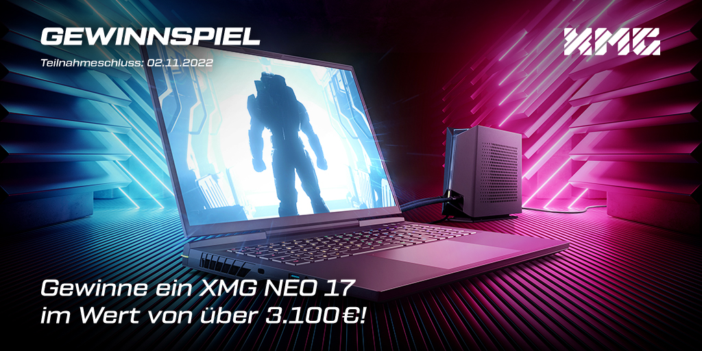 xmg_gg's tweet image. 💻Du willst die absolute Speerspitze der mobilen High-End-Performance in Deinen eigenen Händen halten? 
 
🍀Dann sichere Dir jetzt die Chance auf ein #XMG NEO 17 (M22) im Gesamtwert von über 3.100 €! 

🔥Jetzt teilnehmen: gheed.com/giveaways/g-dV…

#Gaminglaptop #Gewinnspiel
