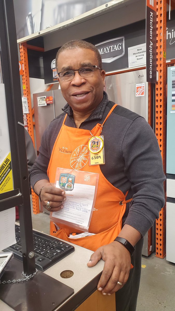 Wilkens goes extra mile for our associates by taking initiative in making a list of  appliances inventory for quick assistance! #bravo  #Entrepreneurial spirit 💯 #Awesome people work <a href="/Home6213/">Bridgeport Home Depot 6213</a>  <a href="/hmalak/">Sam</a> <a href="/kelly_presti/">Kelly Presti</a>  <a href="/gerrymate1/">gerrymate</a> <a href="/Sammie0887/">Sammarie Bruno</a> <a href="/CecilR39390896/">CecilR</a> <a href="/HBullard13/">Harold Bullard</a>