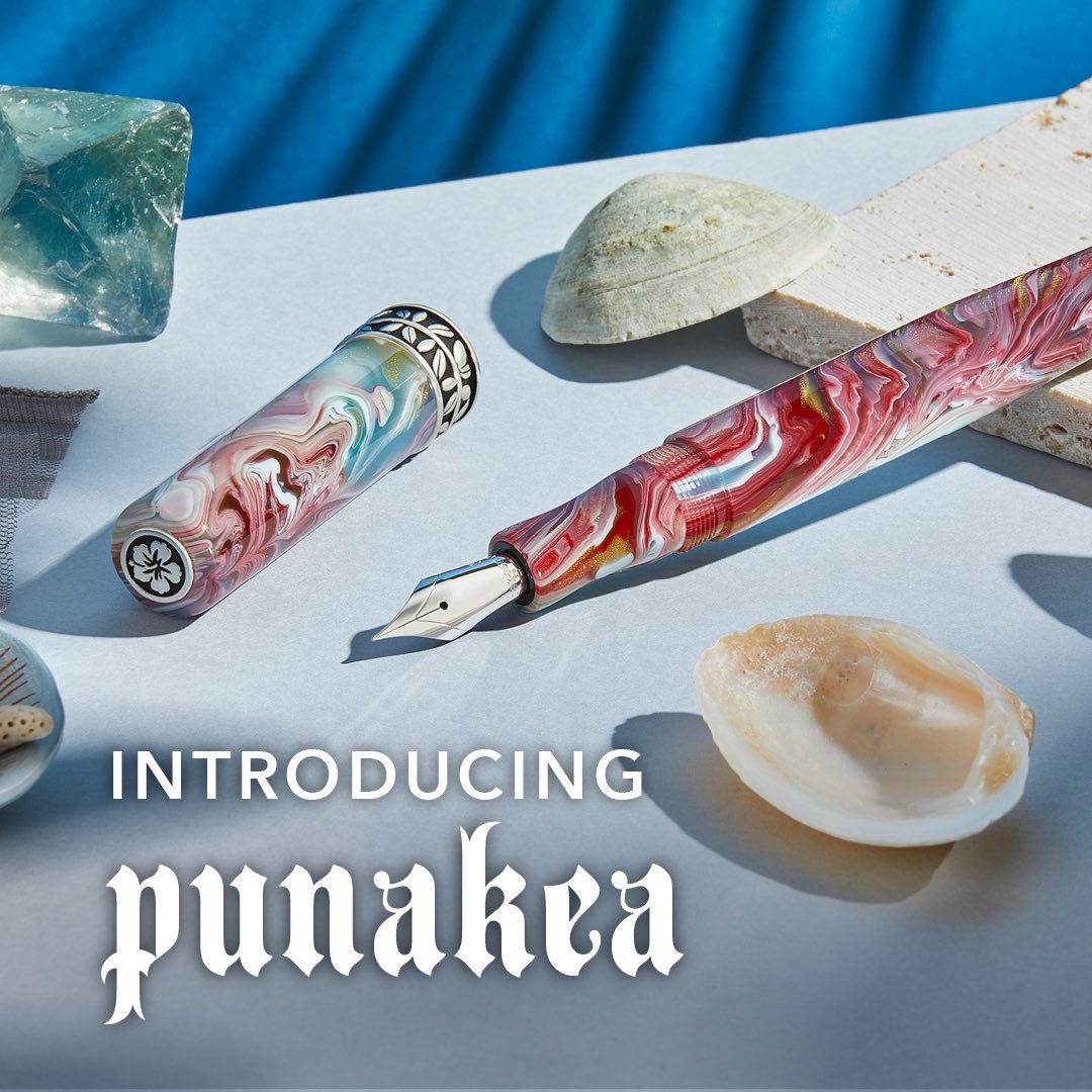 kanileapenco's tweet image. Introducing Punakea 🌈🌺

#kanileapenco #hawaii #fountainpens