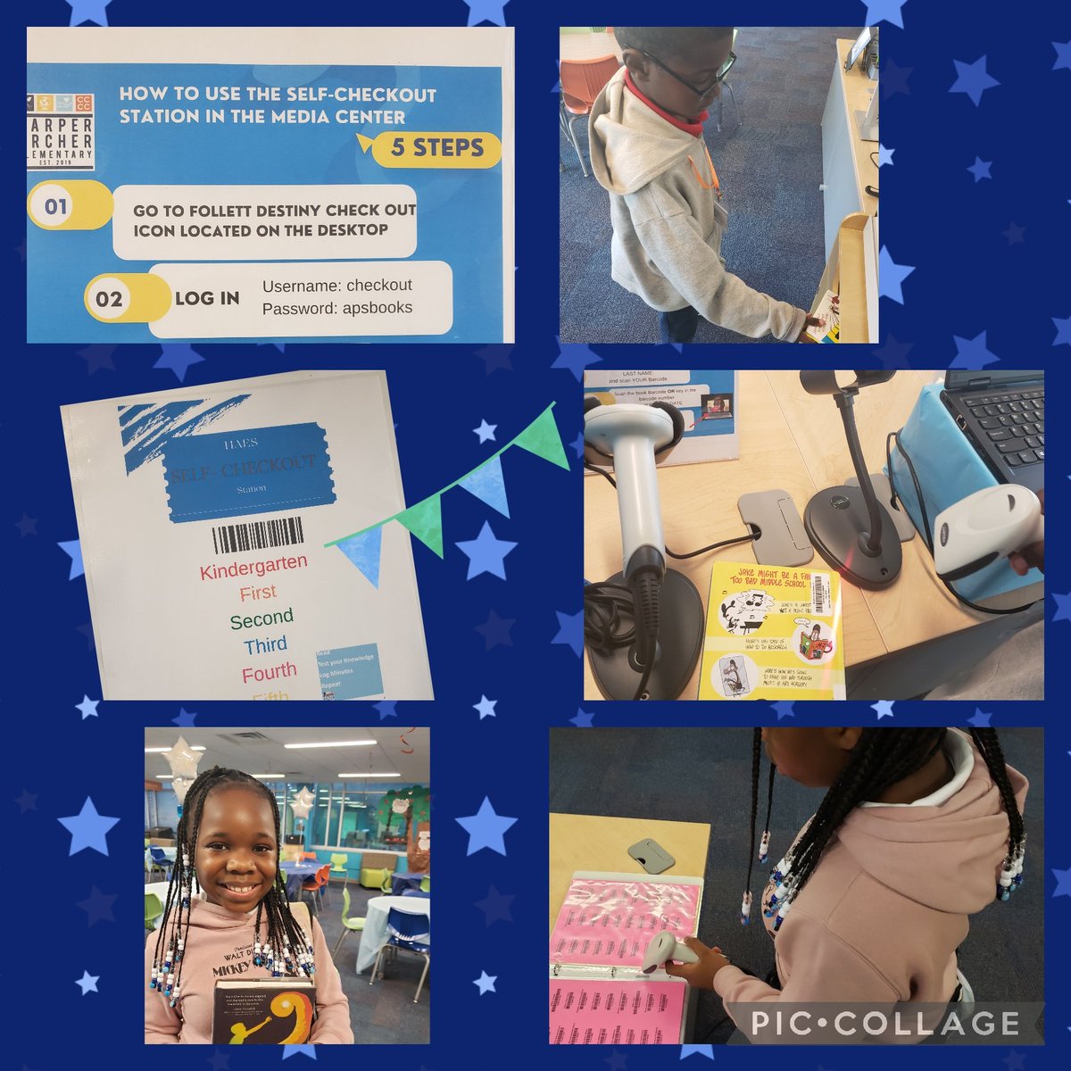 There are NO limits. 📌Self check out/in is ready to go! 📚 on the go! Scholars are ready to BL🔥ZE WELL @APSMediaServ @CrystalJanuary @APSHAES