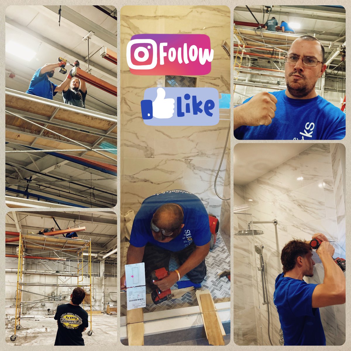 ImageGlassworks's tweet image. Just some photos of the crew keeping busy!