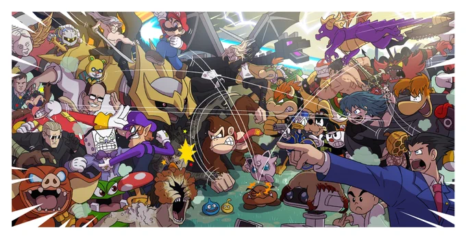 The Ultimate Brawl/Melee#nintendo #nintendoswitch #smashbros #smashbrosultimate #finalfantasy #fireemblem #persona5 