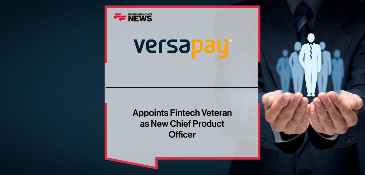 fintechf's tweet photo. Versapay Appoints Fintech Veteran as New Chief Product Officer (CPO)
https://t.co/UozomFWTQ0
#Fintech  #Paytech #FFnews https://t.co/LMPfBf4yqY