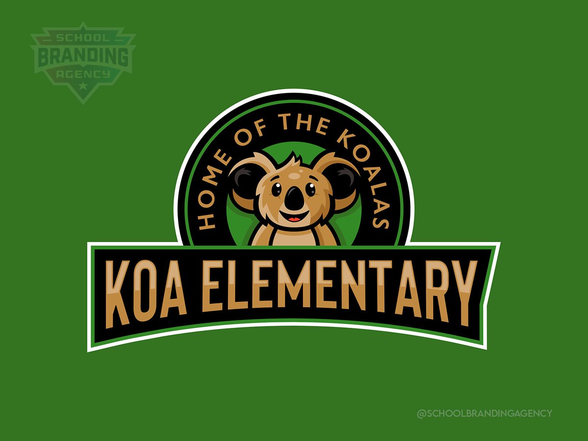 KOA Elementary School Logo Design

For KOA Elementary, we created a super fun and cute koala bear mascot logo for their Home Of The Koalas tagline. We used warm brown and green colors to create a logo that the students and the community fell in love with!