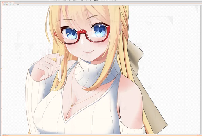 胸元のレースOFFにできる。 