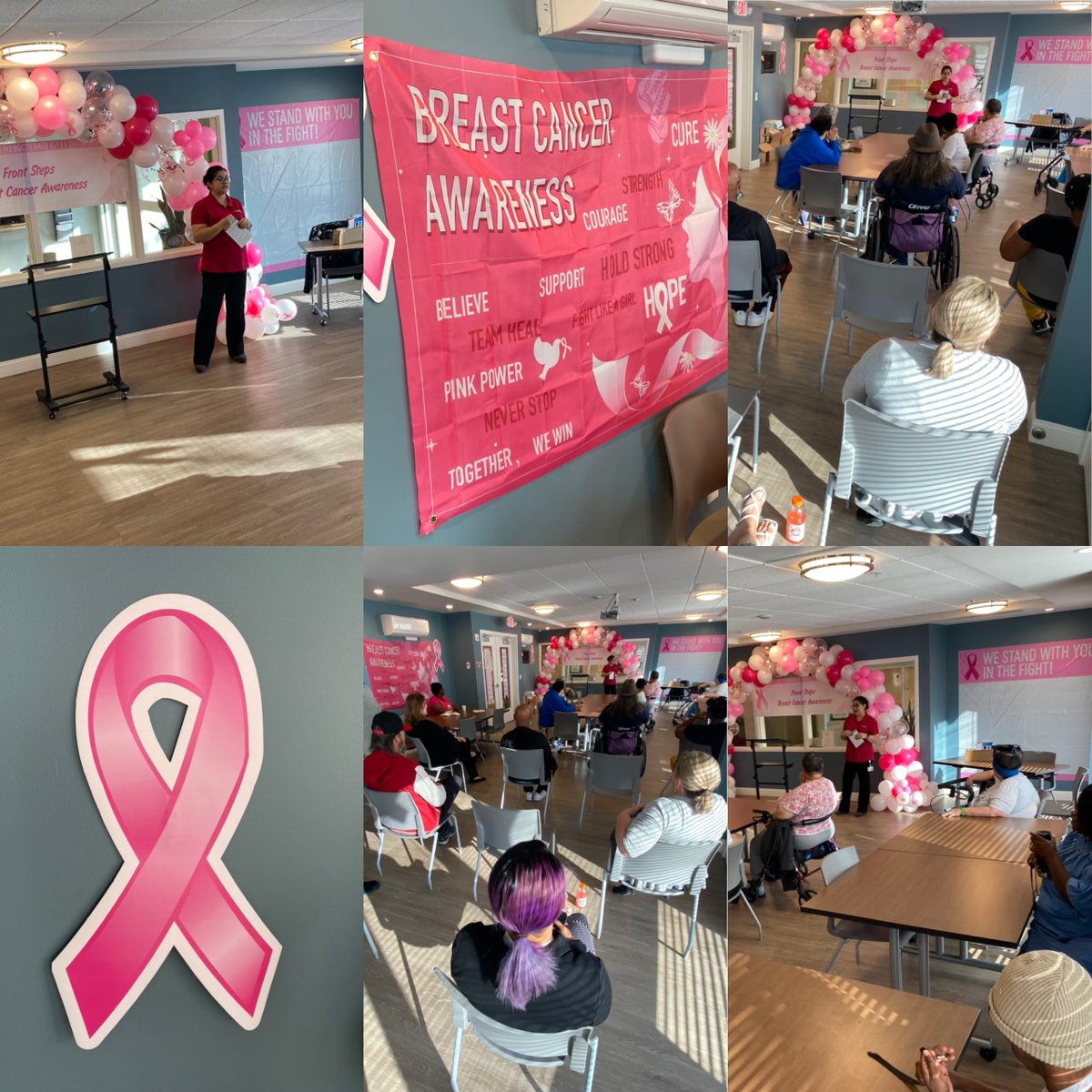 FrontCle's tweet image. We kicked-off #BreastCancerAwarenessMonth with a @clevelandclinic #Fairview Hospital. Our clients asked questions &amp;amp; learned about the warning signs.  We have events planned ALL month long. Call Denise Jackson for more info 216-781-2250. #breastcancer #breastcancerawareness🎀🎀