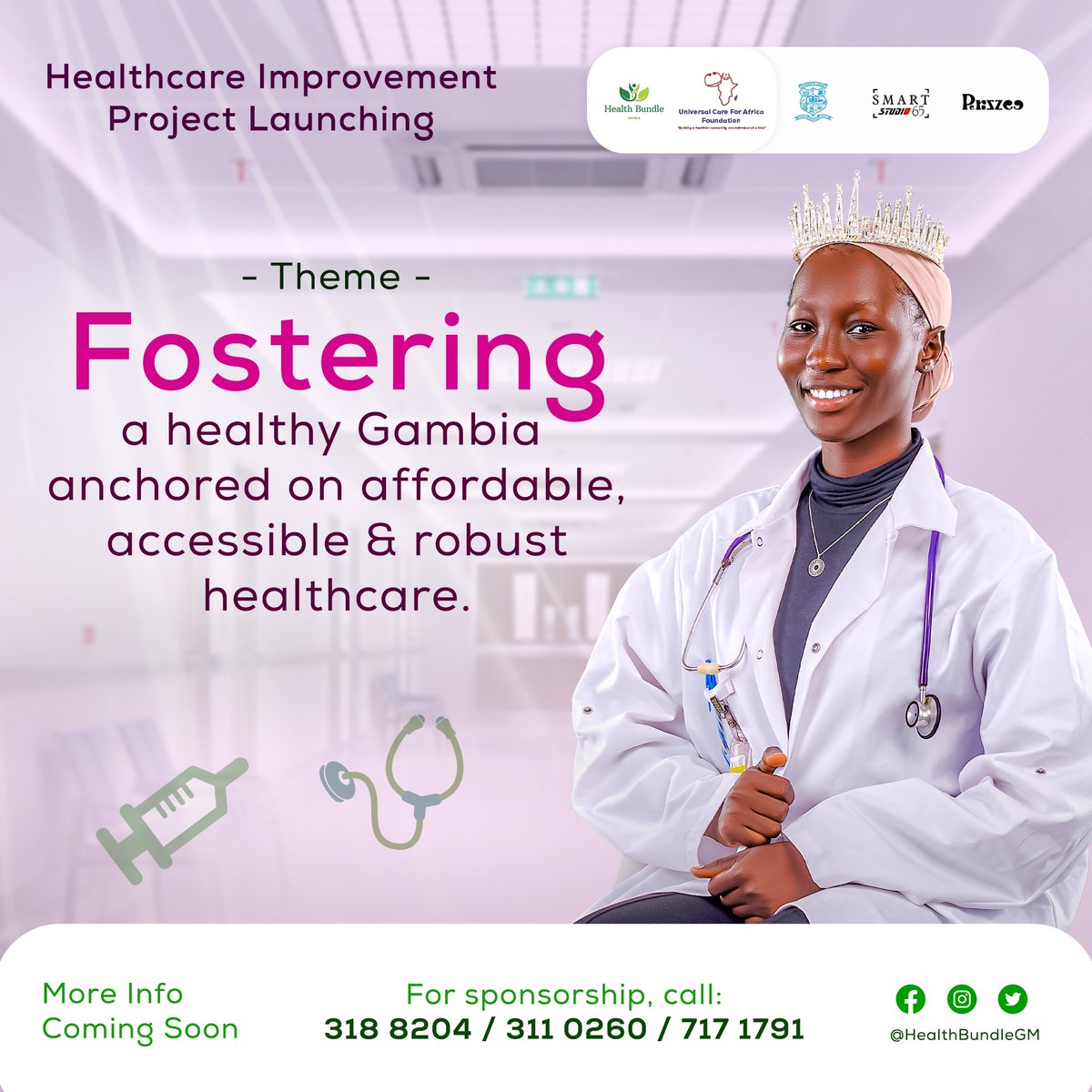 This, in our utmost strive, is a collective effort that should be embraced by all. Thus, as we launch this project, we firmly call on the Gambia Government and all other relevant stakeholders to help the team in the execution of this duty.